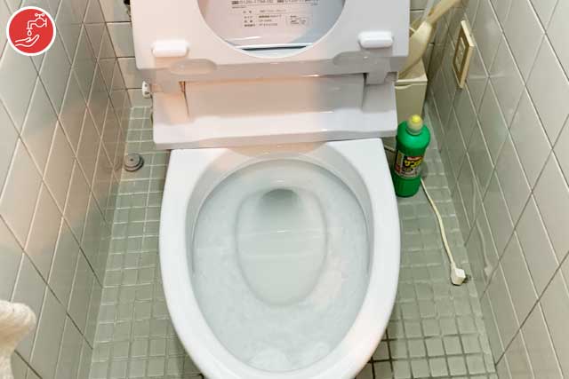 堺市旭ヶ丘のトイレ配管つまり解消