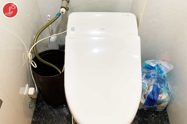 トイレ水漏れ解消-精華町