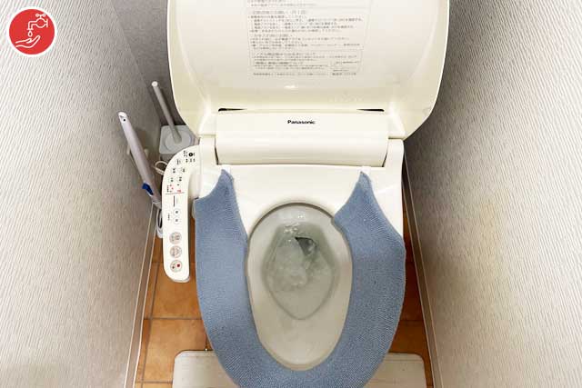 トイレつまりワイヤー作業事例-神戸市灘区六甲道