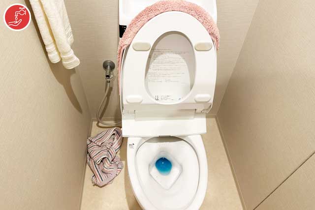 トイレつまりローポンプ作業事例-町田市森野