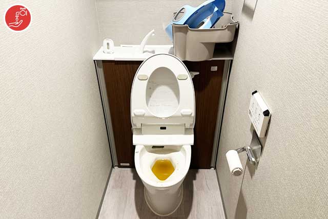 トイレつまりローポンプ作業事例-上尾市小泉