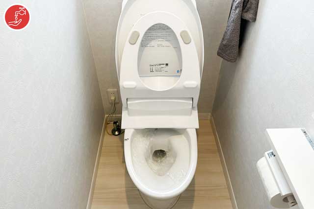 トイレつまりローポンプ作業事例-姫路市飾磨区英賀東町