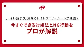 【トイレ詰まり】流せるトイレブラシ・シートが原因？今すぐできる対処法とNG行動をプロが解説